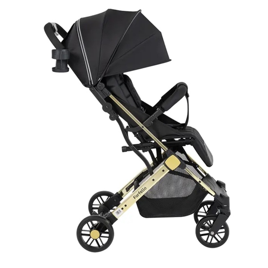 Коляска прогулочная Farfello Comfy Go Chrome Chrome Golden Black - 2